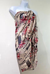 Holiday Sarong Union Jack Beach pool cover up