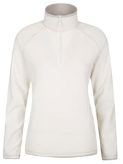 Womens Jumper Cream Fleece Top Plus size 26 28 32 Pullover Black half zip top611