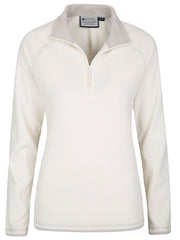 Womens Jumper Cream Fleece Top Plus size 26 28 32 Pullover Black half zip top611