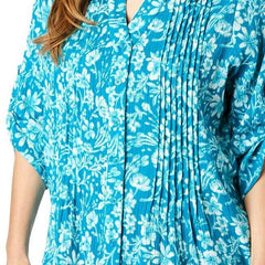 Woman Within Cotton Blouse Plus Size 30/32 34/36 38/40 Ladies Floral Shirt 559