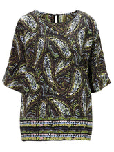 New Paisley Blouse Size 16 18 20 22 Leaf print Top 353