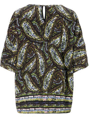 New Paisley Blouse Size 16 18 20 22 Leaf print Top 353