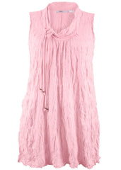 Sleeveless Tunic Plus Size 18/20 22/24 26/28 30/32 Longline Top Navy Pink Green