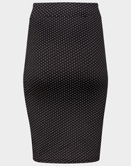 Pull on Ladies Dotty Pencil Skirt 12 14 16 sizes Elasticated office wear 102