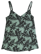 Strappy Top Plus Size 18/20 22 24 26 28 30 Summer Leaf Print Cami Vest 748