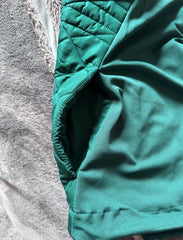 Ladies Quilted Gilet Jacket Plus Size Green body warmer pockets 741