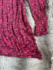 Cotton mix Jersey Top Plus Size 18/20 22/24 26/28 30/32 Pink Stars T-shirt (814)