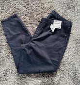 Women's Pull on Navy Tapered Trousers Plus Size 18 20 Jeans Jeggings 555