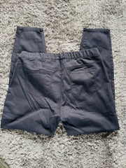 Women's Pull on Navy Tapered Trousers Plus Size 18 20 Jeans Jeggings 555