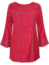 Embroidered Renaissance Blouse Plus Size 18, 22/24 embellished Top 476