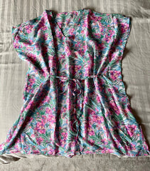 Chiffon Tunic Plus Size 18 20 22 24 Kimono 10-16 Kaftan Beach Pool Cover Up 586