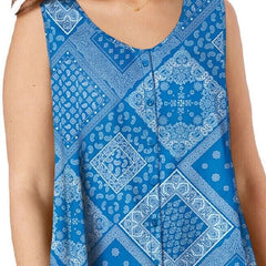 Blue Swing Top Plus Size 18/20 22/24 34/36 38 New 6XL A line Floaty Blouse 679