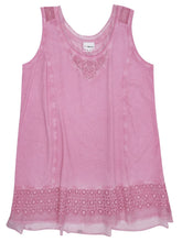 Embellished Crochet Blouse Plus Size 26-36 Pink Diamanté Lace Jersey Top 544