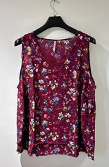 Women’s Cami Lace top Plus Size 18 20 22 24 26 Floral Vest Sleeveless blouse 760