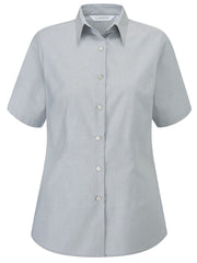 Women's Grey Short Sleeve Shirt Plus Size 18 20 22 24 26 28 30 Silver Blouse 787