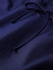 Women’s Navy skirt Plus size 18 20 26 28 30 32 pull on elasticated linen 722