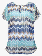 Sheer Blouse Plus Size 16 18 20 22 24 Multicoloured Printed Chiffon Top New 769