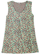 Womens Abstract Print Sleeveless A line Top Size 14/16, 18/20, 22, 24, 26, 642