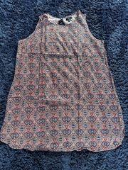 Moroccan print sleeveless Summer Dress size 10/12 24/26 30/32 34/36 Short 703