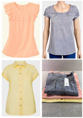 Womens Summer Tops BARGAIN Bundle Size 18/20 New Cotton Blouses x3 NEW 758