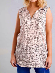 Long Pink Summer Top Plus Size 18/20 22/24 26/28 30/32 sleeveless blouse 489