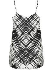 New White Swing Top Plus Size 16 18 20 Black Strappy Summer Cami Vest 575