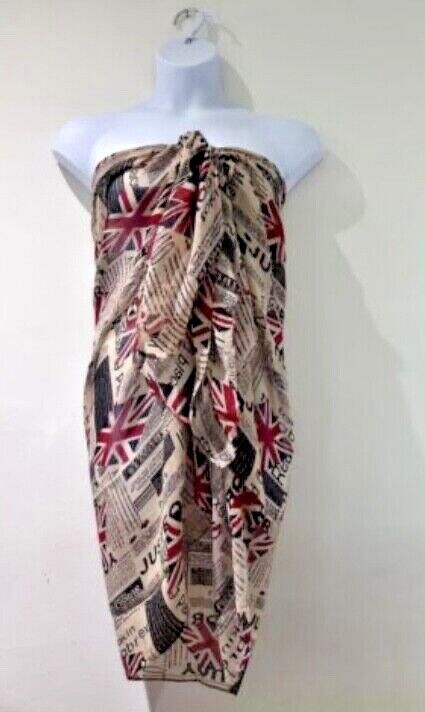 Holiday Sarong Union Jack Beach pool cover up