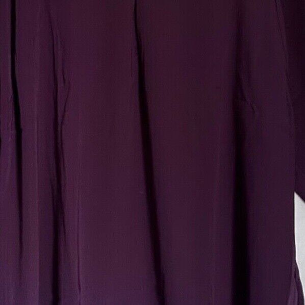 Purple Crepe Blouse Plus Size  22/24 26/28 Work Evening Wear Smart Top 735