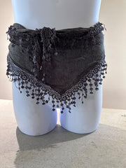 Ladies Summer Lace Scarf lightweight Blue, Grey, Silver, Embroidered Wedding