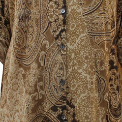 Women’s longline Paisley shirt Plus Size 18/20 24 36 patterned blouse 653