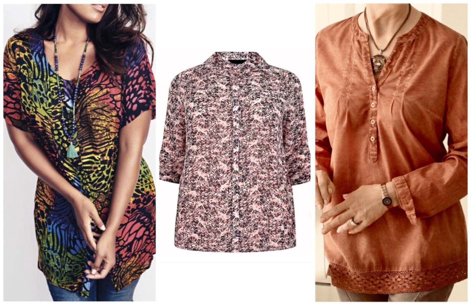 Women’s Clothing BUNDLE NEW Plus Size 18/20 Blouse Tops X3 ITEMS  (806)