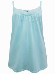 Women’s Lace Cami top Plus Size 18/20 22/24 Mint Green sleeveless blouse 573