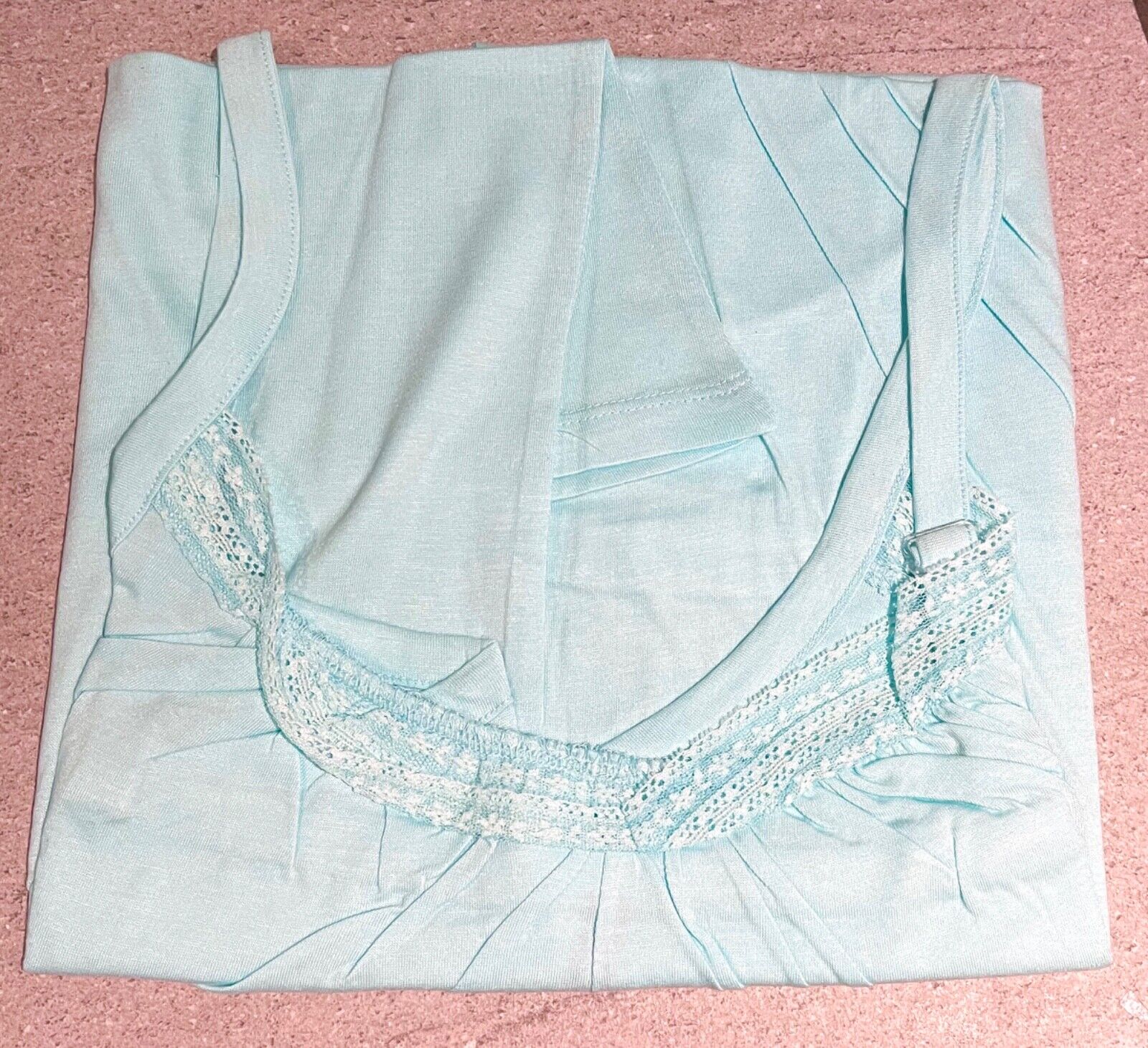 Women’s Lace Cami top Plus Size 18/20 22/24 Mint Green sleeveless blouse 573