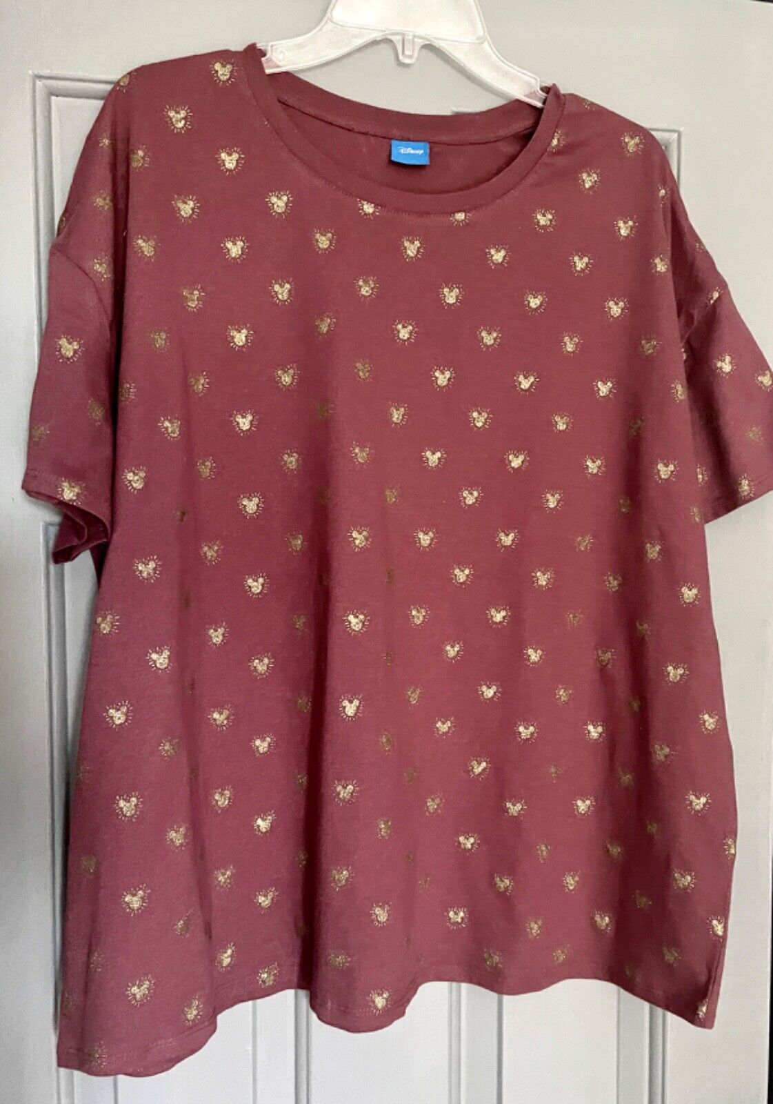 Glitter Minnie Mouse Top Plus Size 18/20 22/24 26/28 30/32 Sparkly Disney 603