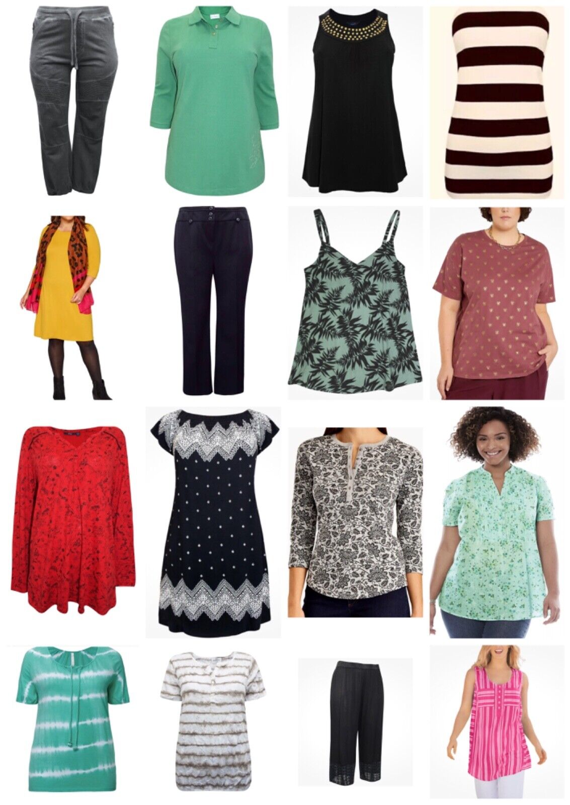 Joblot Women’s Clothes Wholesale Branded X35 Items Market Resale Plus Size 16-28