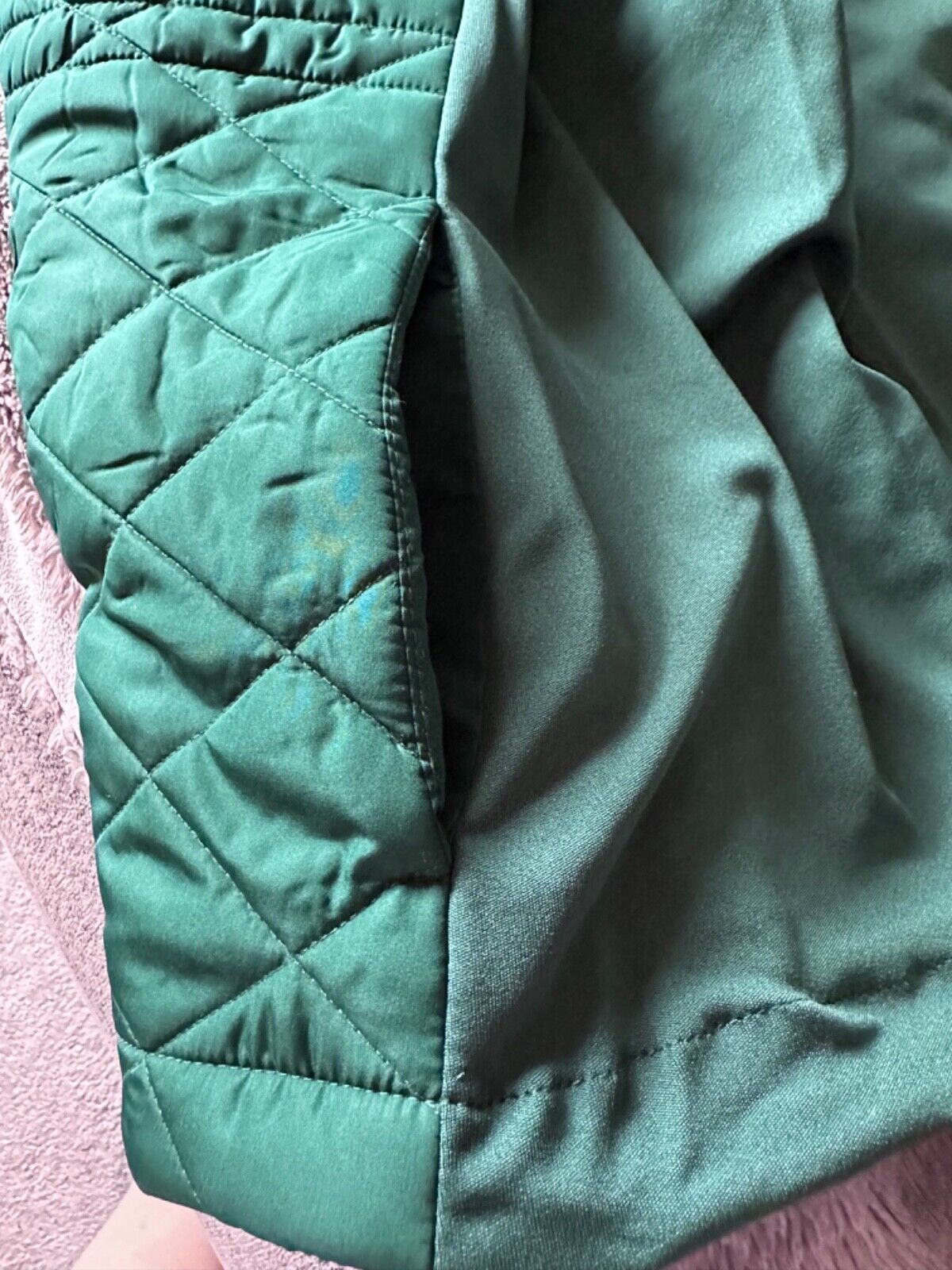Ladies Quilted Gilet Jacket Plus Size  Green body warmer pockets 741
