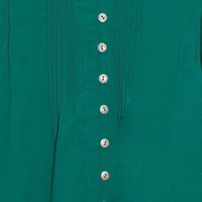 Roamans Blouse Plus Size 18/20 22/24 28 30 Ladies Button Shirt Green Tunic  418
