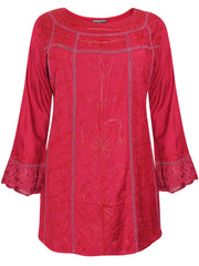 Embroidered Renaissance Blouse Plus Size 18, 22/24 embellished Top 476