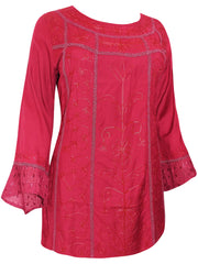 Embroidered Renaissance Blouse Plus Size 18, 22/24 embellished Top 476