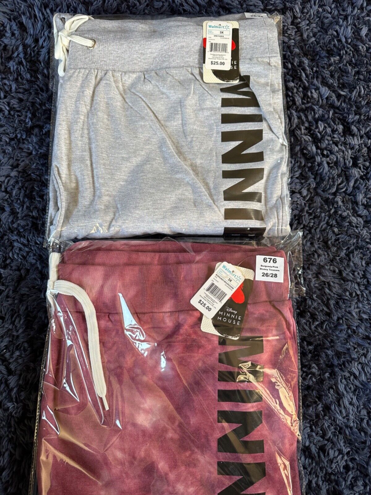 Pink Tie Dye Trousers Plus Size 18/20 22/24 Minnie Mouse Joggers 676