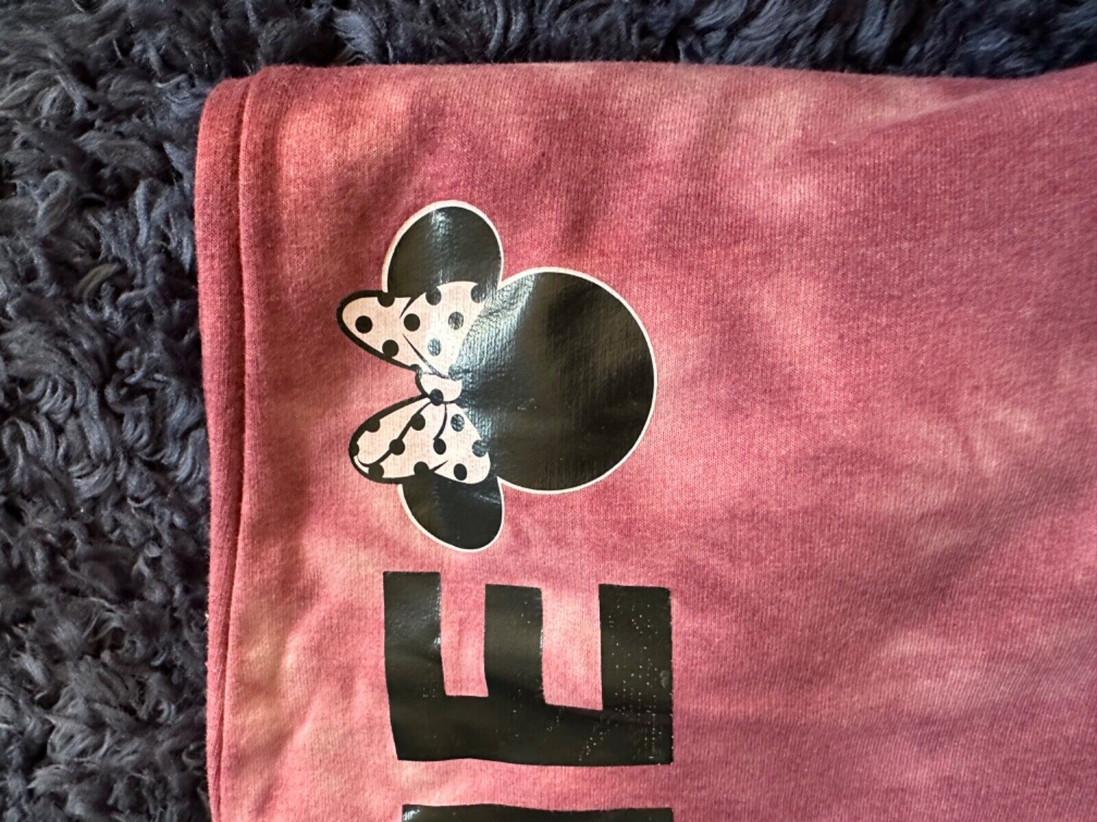 Pink Tie Dye Trousers Plus Size 18/20 22/24 Minnie Mouse Joggers 676
