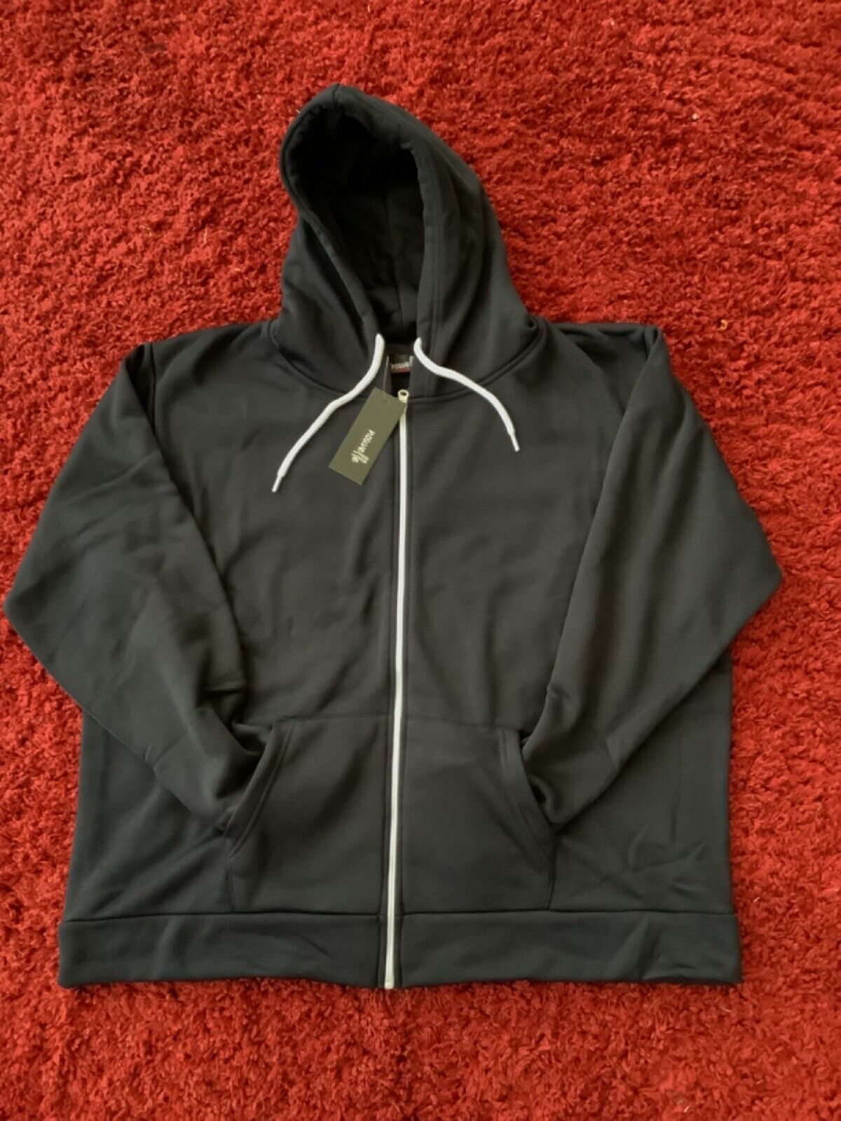 Womens Hoody Plus Size 14/16 18/20 22/24 26/28 30/32 Zip Up Jacket Grey Navy Red