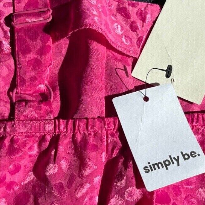 PINK Satin Vest Top Plus Size 18/20 22/24 26/28 30/32 Love Hearts Camisole 800