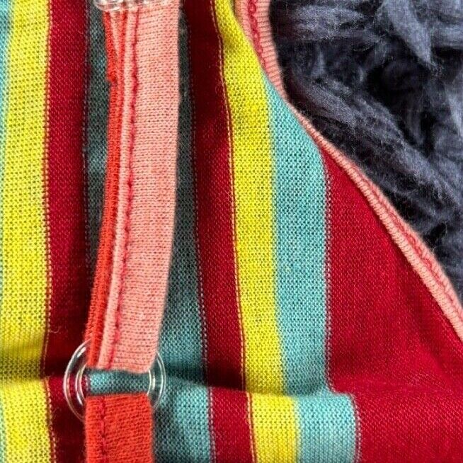 Strappy Peplum Top Size 14/16 18/20 Summer Vest Jersey Cami Red  794