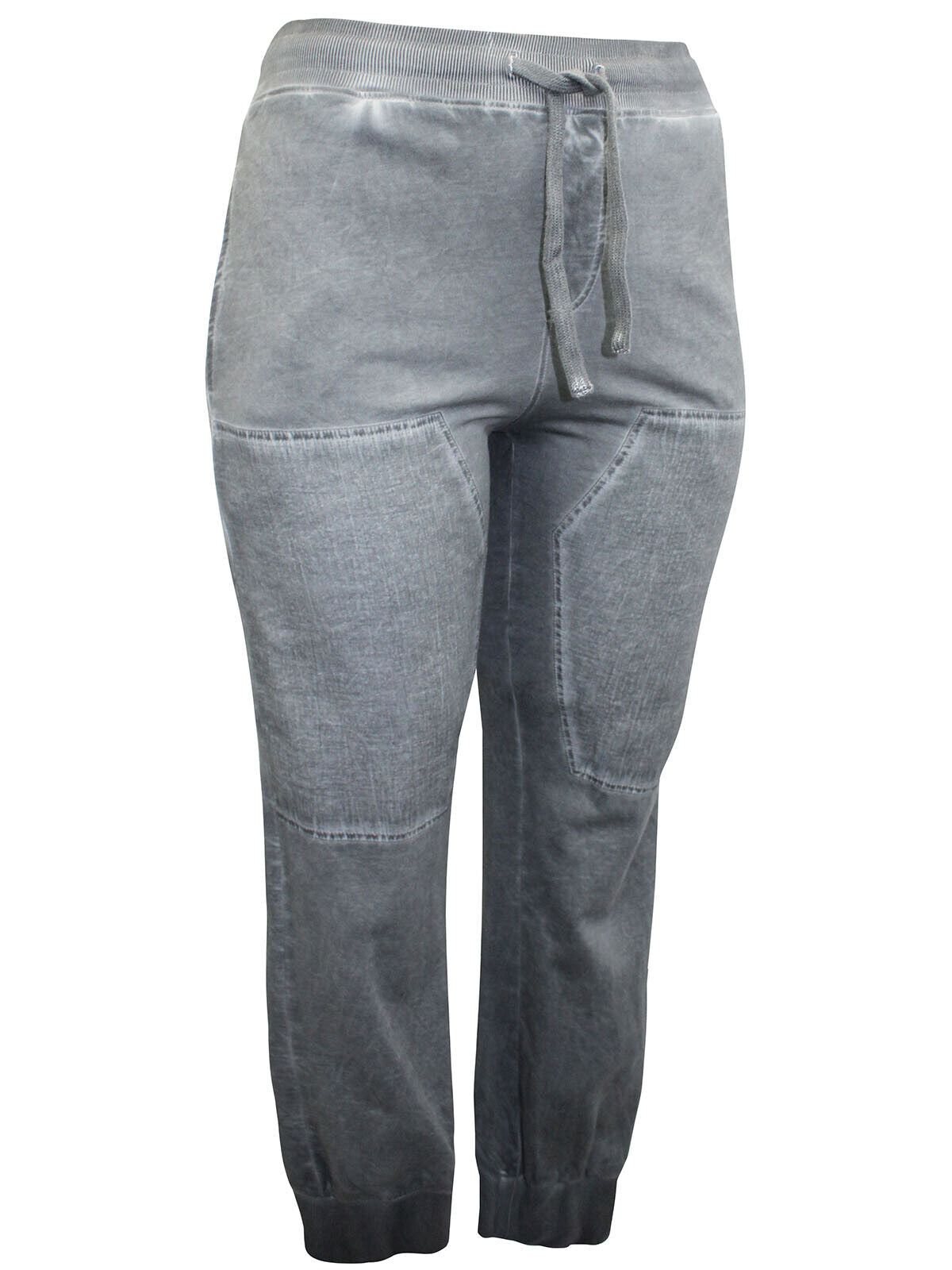 Pull on Light Grey Casual Trousers Plus Size 18/20 22/24 30/32 34/36 Cotton 674