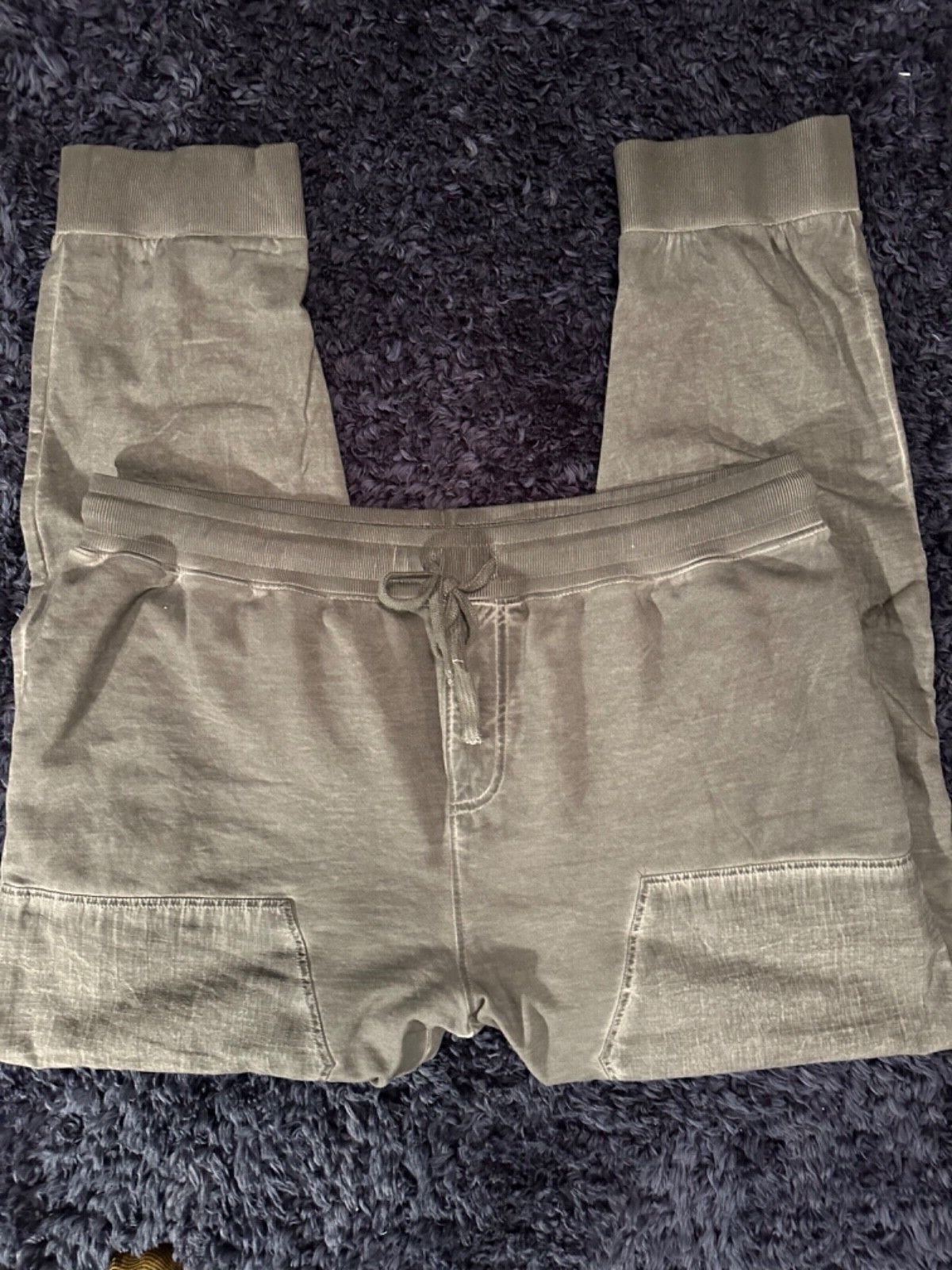 Pull on Light Grey Casual Trousers Plus Size 18/20 22/24 30/32 34/36 Cotton 674