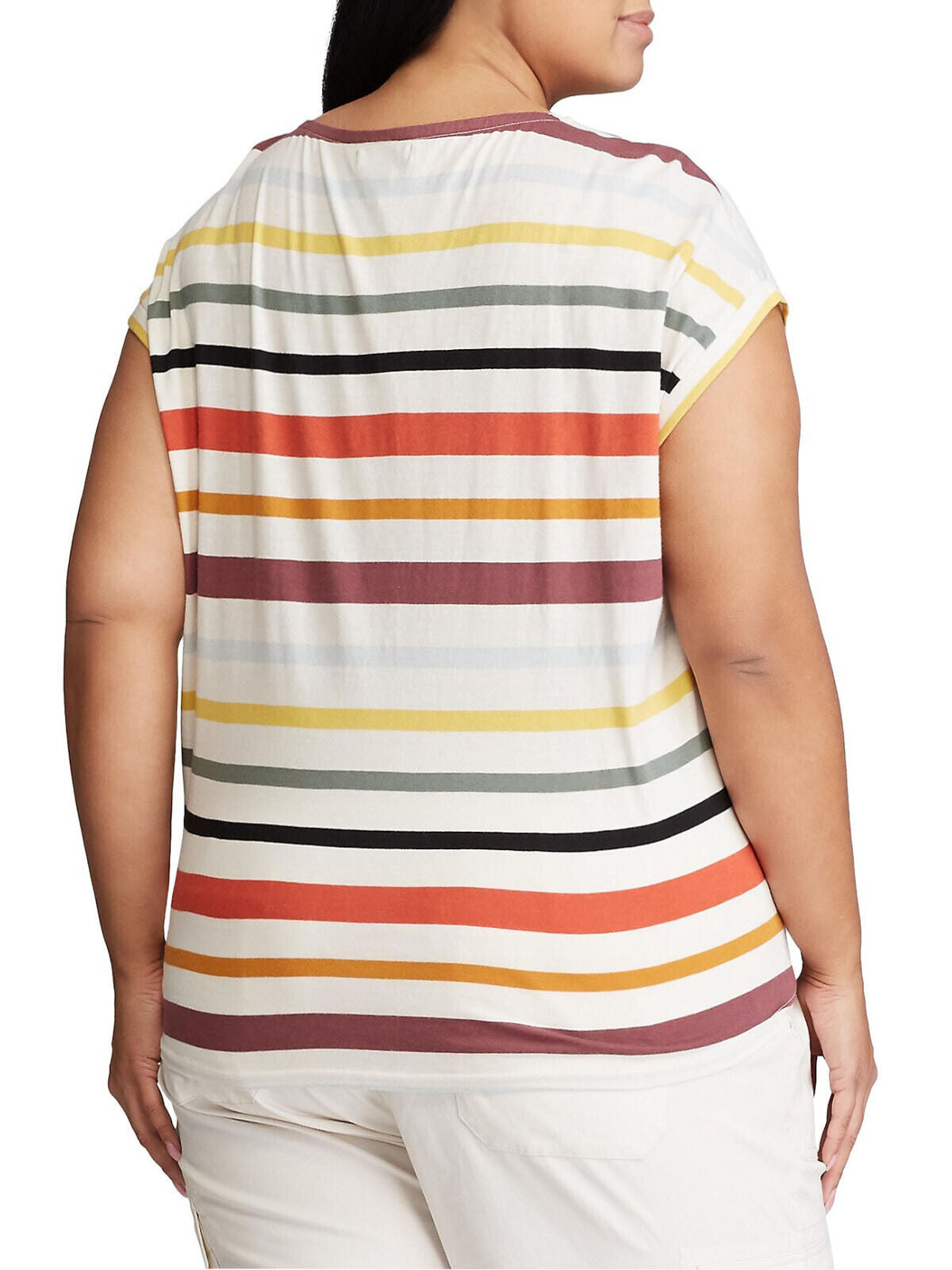 Ralph Lauren Chaps Striped Top Plus Size 22/24 26/28  T-shirt  762