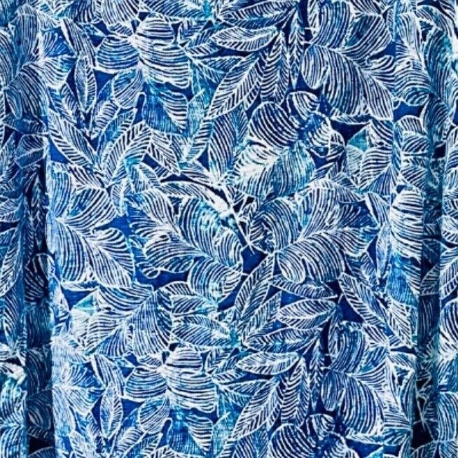 Ralph Lauren Chaps Leaf Print Top Plus Size 18/20 22/24 26/28 30/32 T-shirt  761