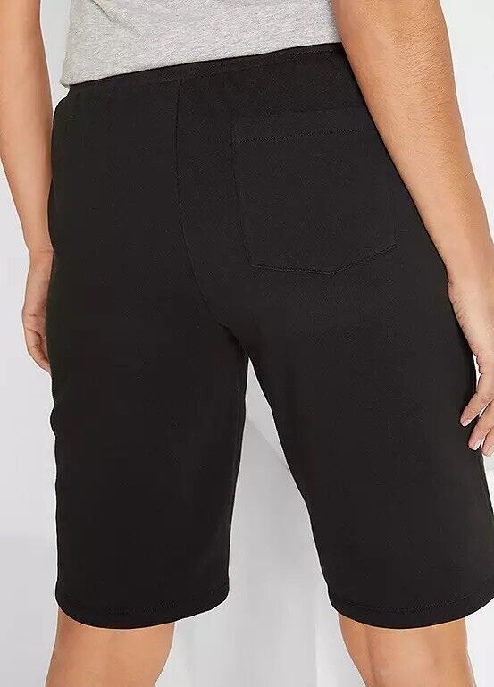 Women's Jersey Pull On Shorts Plus Size 18/20 22/24 26/28 Black Grey  712