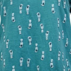 Pure Cotton Toucan Bird Top Plus Size 14/16 18/20 22/24 26/28 Teal T-shirt 648